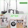 SKNOOY Strong Magnetic Mop Broom Holder Heavy Duty Magnetic Mop Hanger for Refrigerators AntiSlip Magnet Wall Mounted Broom Holder Storage Rack for Laundry Garage Kitchen Workshops Shed