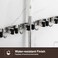 TOPSKINOY 2 Pack Wall Mount Stainless Steel Broom Hanger Heavy Duty Mop and Broom Holder Tool Racks Utility Hooks for Laundry Room Garden Garage Grey 4 Racks and 5 Hooks