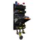 Wall Control Power Tool Storage Organizer Kit Cordless Drill Holder Charging Station Rack 16 x 32 Metal Pegboard Organization System Black Pegboard