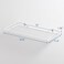 Wallmaster Heavy Duty Garage Wall Shelving 2 Pack 236x118 Metal Wire Shelves Wall Mount Mesh Storage Rack for Garage Office Basement and Kithcen max Load 65 lbs White