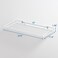 Wallmaster Heavy Duty Garage Wall Shelving 2 Pack 236x118 Metal Wire Shelves Wall Mount Mesh Storage Rack for Garage Office Basement and Kithcen max Load 65 lbs White