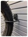 HandiWall Fat Tire Bike Hook with Locking Bracket for Bicycle Storage on Garage Slatwall Panels