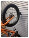 HandiWall Fat Tire Bike Hook with Locking Bracket for Bicycle Storage on Garage Slatwall Panels