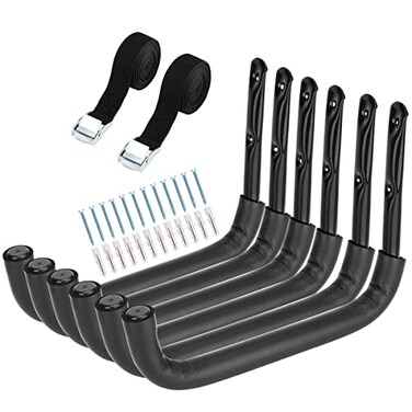 Heavdace 6 Pack Garage Storage Hooks Heavy Duty 127Inch Wall Mount Storage Utility Hanger