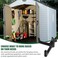 Houoto Storage Shed Hooks for SuncastCraftsmen Resin Storage Shed 2 Pcs