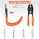 HUPBIPY Heavy Duty Garage Hooks 4 Pack J Shaped Hanger Wall Mounted Storage System Power and Garden Tool Organizer for Hanging Ladders Bikes Tires Hose Bulk Items