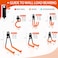 Kodreat 18 Pack Garage Hooks Heavy Duty AntiSlip Coating Garage Storage Hooks for Hanging BikeLadderGarden ToolsHose