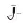 mkki Telescoping Ladder Hanger Garage Wall Hooks Folding Step Stool Hook Wall Mount Hanger Organizer for Ladders Utility Hooks for Garage Tool Organizers and Storage 2Pcs