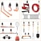 Rlipily 24 Pack Garage Hooks Steel Heavy Duty Garage Storage Hooks Utility Steel Wall Mount Garage HangerOrganizer for BikesGarden Tools Ladders Bulk ItemsRopes and More Equipment
