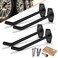 SunVFaFa Tire Rack Wall Mount 10 Inch Large Garage Hooks Heavy Duty Storage Ladder Hooks for Hanging Garage Organizer for Wheel Holder Folding Chairs Power Tool Bulk Items 88lbs 4Pack
