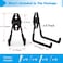 Suprom 6 Pack Garage Hooks Heavy Duty 49 inch Utility Steel Garage Hanger Organizer for Organizing Garden Lawn Tools Ladders Garden Hose Digging Shovel Bikes Ropes