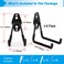 Suprom 6 Pack Garage Hooks Heavy Duty 49 inch Utility Steel Garage Hanger Organizer for Organizing Garden Lawn Tools Ladders Garden Hose Digging Shovel Bikes Ropes