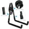 Suprom 6 Pack Garage Hooks Heavy Duty 49 inch Utility Steel Garage Hanger Organizer for Organizing Garden Lawn Tools Ladders Garden Hose Digging Shovel Bikes Ropes
