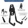 Cutadash Wall Mount Heavy Duty Garage Hooks 4Pack Wall Mounted Storage Hooks for Ladders Bikes Tools More RustResistant Steel with AntiSlip PVC Coating Small U Hooks