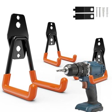 Wallavant Skateboard Hooks 2Pack Small Utility Heavy Duty Holder Garage Storage Wall Mount for Stroller Tennis Garden Tool Household Warehouse Shed