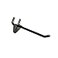 Azar Displays 800074BLK 4Inch Plastic Hook 50PackBlack
