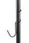 SHELF POLE Shelf Pole Hooks 5Pack Black 1 J Hooks SnapOn Hanging Hooks for Wire Metal Metro Shelving Heavy Duty Garage Workshop Basement Pantry Storage Hooks