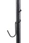 SHELF POLE Shelf Pole Hooks 5Pack Black 1 J Hooks SnapOn Hanging Hooks for Wire Metal Metro Shelving Heavy Duty Garage Workshop Basement Pantry Storage Hooks