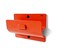 ALWORG Orange Garage Storage Hooks Heavy Duty Ladder Wall Mount Wheelbarrow Hanger Tool Holder Hanging Brackets for Ladders Folding Chairs