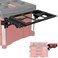 BPOPO Folding Side Storage Mount Compatible with Milwaukee PACKOUT Tool Box System Foldable Side Organizer Holder for Compact Tool Boxes Organizers Backpacks Tool PouchesCarbon Steel