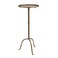 Creative Co-Op Metal Martini Cocktail Table Antique Brass
