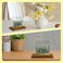 FTONENI Be Strong and Courageous Sign Joshua 19 Bible Verse Sign Scripture Plaque Boys Room Sign Acrylic Desk Decor Sign with Wood Stand FSA057