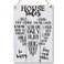 CARISPIBET House Rules Home decoration sign kitchen living room wall art decorative 12x8 House Rules