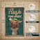 Letnspk Funny Metal Sign Flush The Toilet Bathroom Wall Decor 8x12 Inch Office Home
