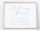 2 City In Loving Memory Sign for Wedding White with Black Lettering on Professional Thick Linen Cardstock White Wedding Decoration Elegant Minimalist Style