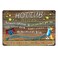 MLOVOS Hot Tub Rules Metal Pool Sign 8x12 Inches Vintage Style As Shown