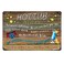 MLOVOS Hot Tub Rules Metal Pool Sign 8x12 Inches Vintage Style As Shown