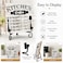 DETIHO Rustic Wood Plaque with Stand Kitchen Decor Kitchen Rules Wood Sign Idea Wooden Decor for Home Living Room Dining Room Shelf Table Decoration 31