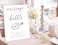Toctose Wedding Message in a Bottle Guest Book Sign 8x11 Inch Modern Table Signs With Stand for Ceremony Reception Engagement Party Bridal Shower18