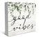 SRADMO Botanical Eucalyptus Leaves Wood Box Sign Desk Decor Rustic Eucalyptus Leaves Wooden Block Box Sign Decoration For Home Office Shelf Table Decor