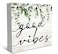 SRADMO Botanical Eucalyptus Leaves Wood Box Sign Desk Decor Rustic Eucalyptus Leaves Wooden Block Box Sign Decoration For Home Office Shelf Table Decor