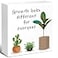 LVQHI Growth Looks Different for Everyone Wood Block Sign Therapy Teacher Counselor Office Desk Decor Motivational Inspirational Decorations for Classroom Bookshelf Shelf