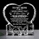ZHSHWAT Gifts for Mom K9 Crystal Keepsake Gift from Daughter Son for MomMothers Day Anniversary Birthday Present for Mother