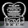 ZHSHWAT Gifts for Mom K9 Crystal Keepsake Gift from Daughter Son for MomMothers Day Anniversary Birthday Present for Mother