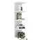 LitaEther 5 Tier Lack Floating Shelf White Wall Shelf UnitDisplay Shelf