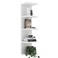 LitaEther 5 Tier Lack Floating Shelf White Wall Shelf UnitDisplay Shelf