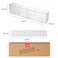Lae Nuvole 2 Pack Bathroom Makeup Organizer Wall Mount Clear Bathroom Organizers and Storage with 3 Compartments Plastic Storage Organizer Bins Floating Shelves for Wall Narrow Space Office Bedroom 14