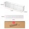 Lae Nuvole 2 Pack Bathroom Makeup Organizer Wall Mount Clear Bathroom Organizers and Storage with 3 Compartments Plastic Storage Organizer Bins Floating Shelves for Wall Narrow Space Office Bedroom 14