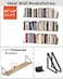 Greaittle 36 Inch Floating Book Shelves Set of 3 with Middle Brackets for Sturdiness Hanging Bookshelves for Wall Long Floating Shelves for Wall Storage 36 x 6 Brown
