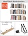 Greaittle 36 Inch Floating Book Shelves Set of 3 with Middle Brackets for Sturdiness Hanging Bookshelves for Wall Long Floating Shelves for Wall Storage 36 x 6 Brown