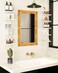 IBUYKE 5Tier Modern WallMounted Shelf White Vertical Shelf Floating Storage Organizer Tall Tower Design Decorative Wall Mount Shelving for Home Bedroom Living Room Office Decor WBC009W2