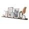 Rustic State Ted 60 Wall Mount Extra Long Narrow Picture Ledge Shelf Photo Frame Display Wooden Floating Shelf for Living Room Office Kitchen Bedroom Bathroom Dcor Torched Brown