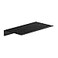 Danpoo 8 inch Small Floating Shelf for Wall Organizer Storage Mini Display Shelf Metal Wall Shelf for Bathroom Living Room Kitchen BedroomMatte Black