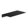 Danpoo 8 inch Small Floating Shelf for Wall Organizer Storage Mini Display Shelf Metal Wall Shelf for Bathroom Living Room Kitchen BedroomMatte Black