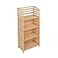Household Essentials Woven Accent Shelf Cream and White Paper Rattan