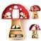 Fungi Fun Floating Mushroom Shelf Fun Whimsical Wall Decor for Nursery Bedroom Kitchen Bathroom Unique Wall Shelves for Living Room Adorable Mushroom Stuff Room Decor Ideal for Gifts